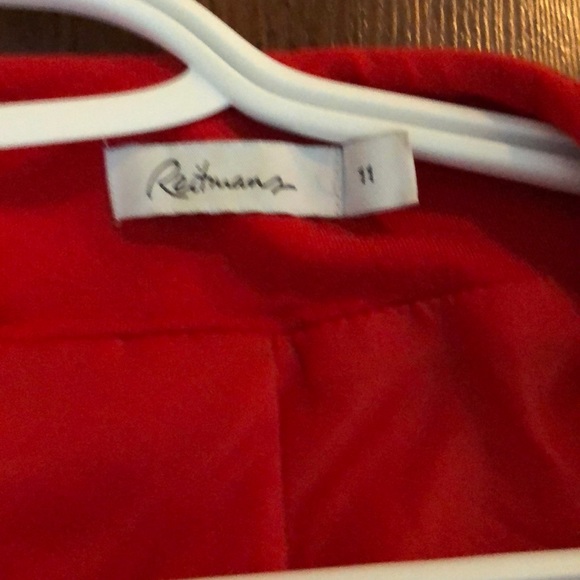 Reitmans size 11 red blazer - Picture 2 of 2